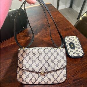 Gucci Navy Shoulder Bag